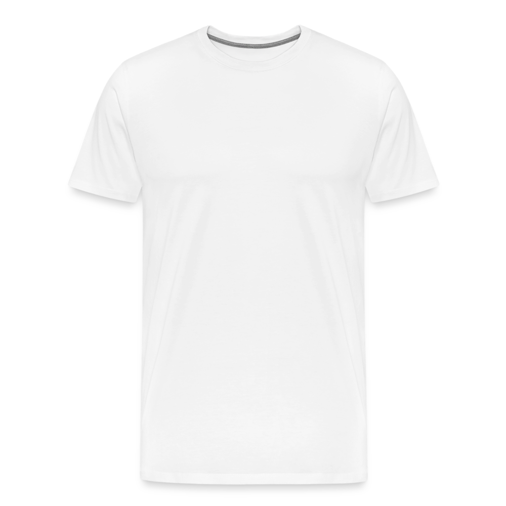 Miesten premium t-paita - valkoinen
