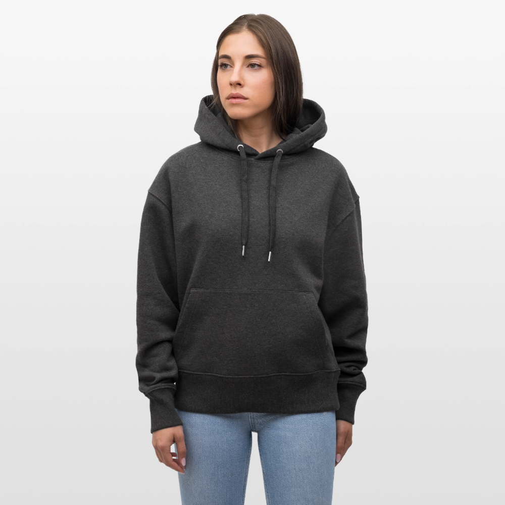Stanley/Stella SLAMMER unisex relaxed fit luomuhuppari - tummanharmaa meleerattu
