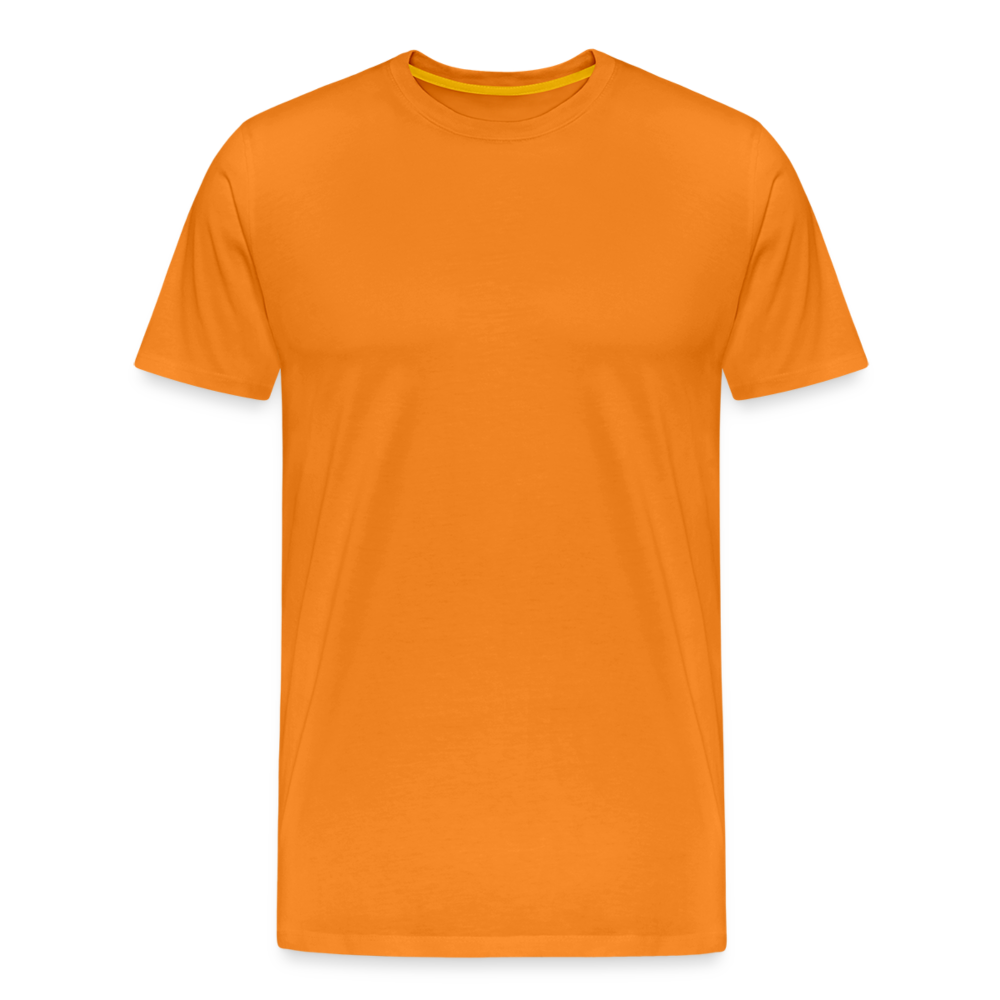 Miesten premium t-paita - oranssi