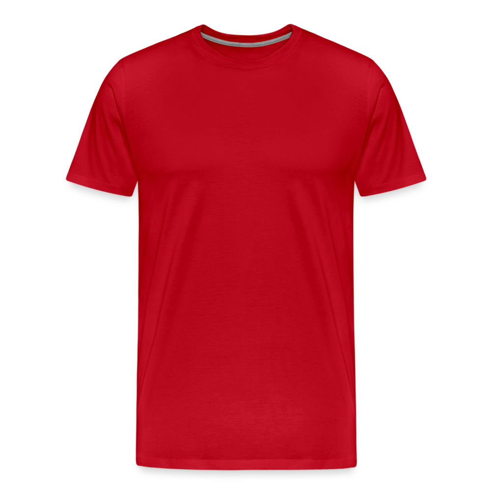 Miesten premium t-paita - punainen
