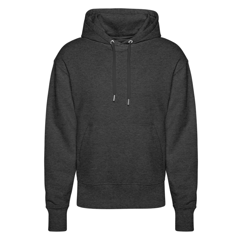 Stanley/Stella SLAMMER unisex relaxed fit luomuhuppari - tummanharmaa meleerattu