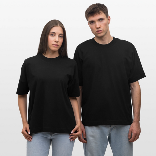 Stanley/Stella Blaster Unisex Oversized Luomu T-paita - musta