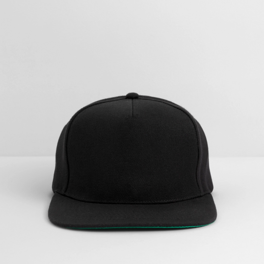 Snapback Cap - musta/musta